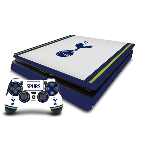 Tottenham Hotspur F.C. Logo Art 2022/23 Home Kit Vinyl Sticker Skin Decal Cover for Sony PS4 Slim Console & Controller