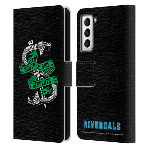 Riverdale Art South Side Serpents Leather Book Wallet Case Cover For Samsung Galaxy S21 5G