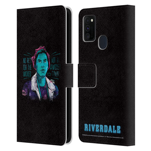 Riverdale Art Jughead Jones Leather Book Wallet Case Cover For Samsung Galaxy M30s (2019)/M21 (2020)