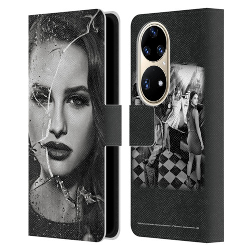 Riverdale Broken Glass Portraits Cheryl Blossom Leather Book Wallet Case Cover For Huawei P50 Pro