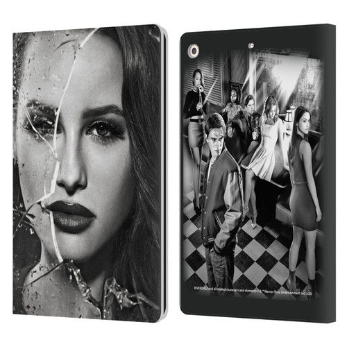 Riverdale Broken Glass Portraits Cheryl Blossom Leather Book Wallet Case Cover For Apple iPad 10.2 2019/2020/2021