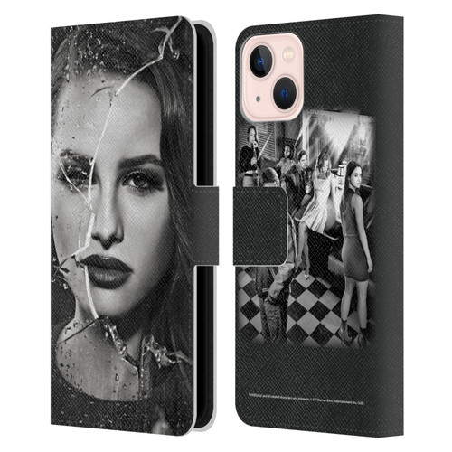 Riverdale Broken Glass Portraits Cheryl Blossom Leather Book Wallet Case Cover For Apple iPhone 13