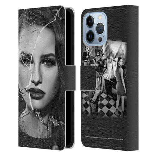 Riverdale Broken Glass Portraits Cheryl Blossom Leather Book Wallet Case Cover For Apple iPhone 13 Pro Max