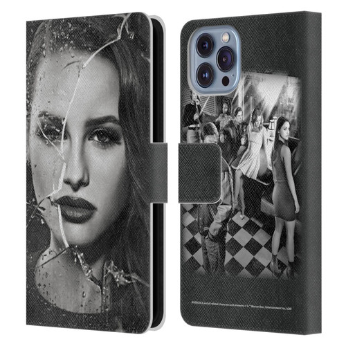 Riverdale Broken Glass Portraits Cheryl Blossom Leather Book Wallet Case Cover For Apple iPhone 14