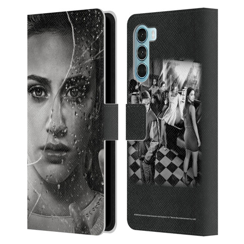 Riverdale Broken Glass Portraits Betty Cooper Leather Book Wallet Case Cover For Motorola Edge S30 / Moto G200 5G
