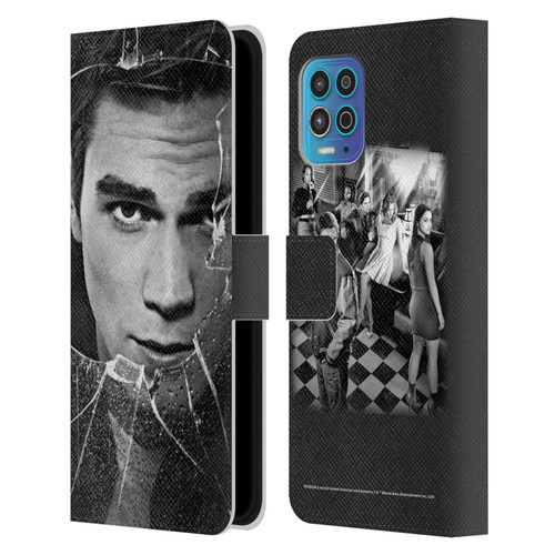 Riverdale Broken Glass Portraits Archie Andrews Leather Book Wallet Case Cover For Motorola Moto G100