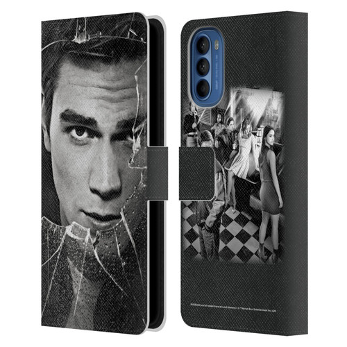 Riverdale Broken Glass Portraits Archie Andrews Leather Book Wallet Case Cover For Motorola Moto G41