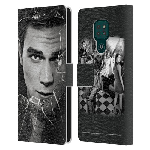 Riverdale Broken Glass Portraits Archie Andrews Leather Book Wallet Case Cover For Motorola Moto G9 Play