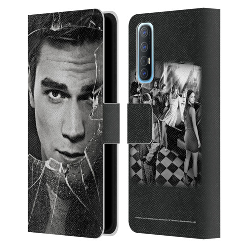 Riverdale Broken Glass Portraits Archie Andrews Leather Book Wallet Case Cover For OPPO Find X2 Neo 5G