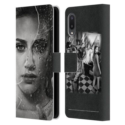 Riverdale Broken Glass Portraits Betty Cooper Leather Book Wallet Case Cover For Samsung Galaxy A02/M02 (2021)