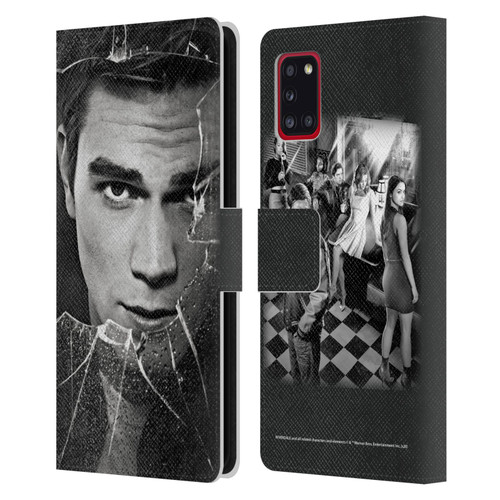 Riverdale Broken Glass Portraits Archie Andrews Leather Book Wallet Case Cover For Samsung Galaxy A31 (2020)