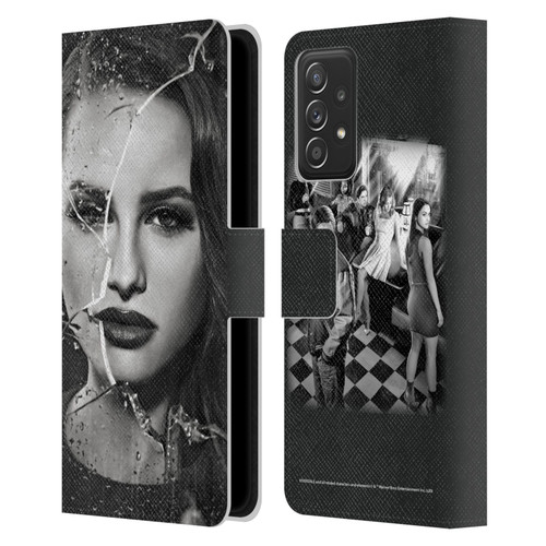 Riverdale Broken Glass Portraits Cheryl Blossom Leather Book Wallet Case Cover For Samsung Galaxy A52 / A52s / 5G (2021)