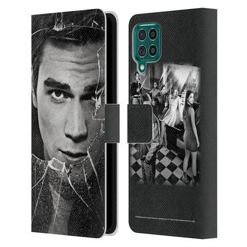 Riverdale Broken Glass Portraits Archie Andrews Leather Book Wallet Case Cover For Samsung Galaxy F62 (2021)