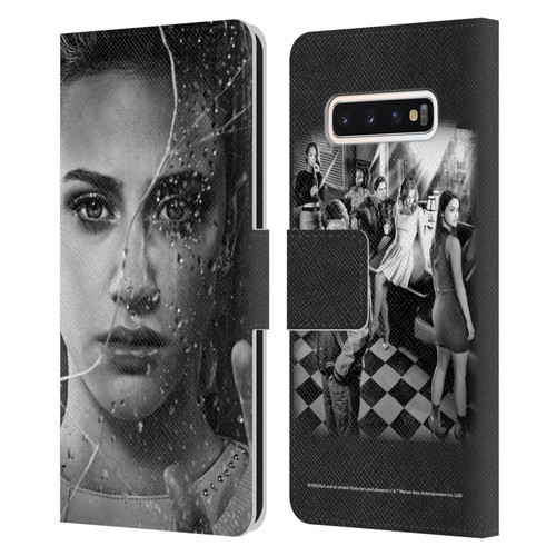 Riverdale Broken Glass Portraits Betty Cooper Leather Book Wallet Case Cover For Samsung Galaxy S10