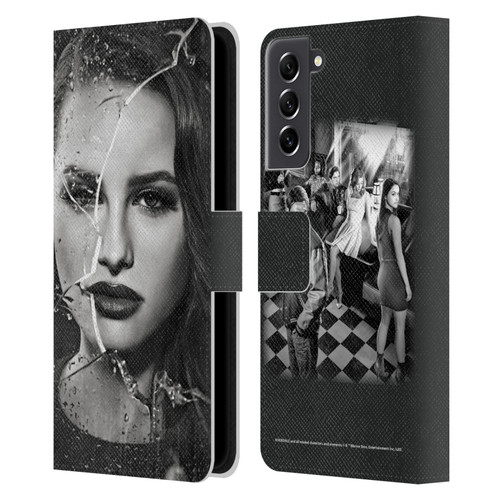 Riverdale Broken Glass Portraits Cheryl Blossom Leather Book Wallet Case Cover For Samsung Galaxy S21 FE 5G