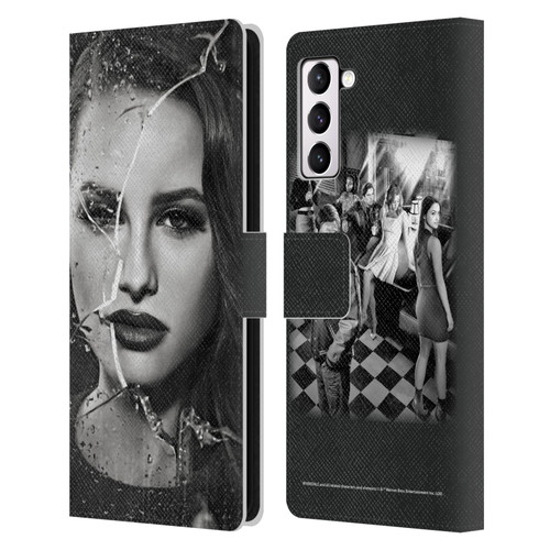 Riverdale Broken Glass Portraits Cheryl Blossom Leather Book Wallet Case Cover For Samsung Galaxy S21+ 5G