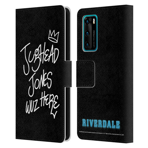 Riverdale Graphic Art Jughead Wuz Here Leather Book Wallet Case Cover For Huawei P40 5G