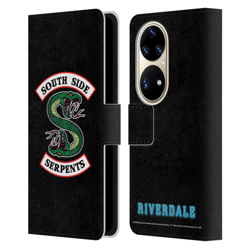 Riverdale Graphic Art South Side Serpents Leather Book Wallet Case Cover For Huawei P50 Pro