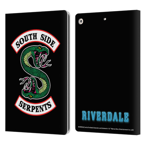 Riverdale Graphic Art South Side Serpents Leather Book Wallet Case Cover For Apple iPad 10.2 2019/2020/2021