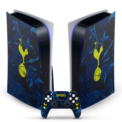 Tottenham Hotspur F.C. Logo Art 2021/22 Away Kit Vinyl Sticker Skin Decal Cover for Sony PS5 Disc Edition Bundle