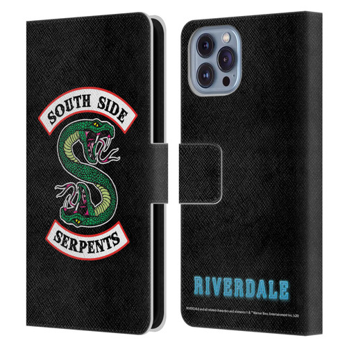 Riverdale Graphic Art South Side Serpents Leather Book Wallet Case Cover For Apple iPhone 14