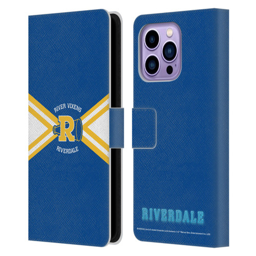 Riverdale Graphic Art River Vixens Uniform Leather Book Wallet Case Cover For Apple iPhone 14 Pro Max