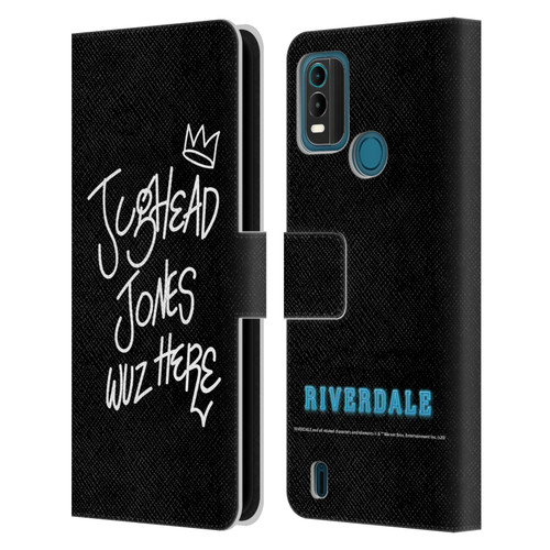 Riverdale Graphic Art Jughead Wuz Here Leather Book Wallet Case Cover For Nokia G11 Plus
