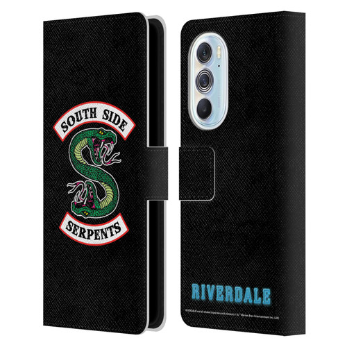 Riverdale Graphic Art South Side Serpents Leather Book Wallet Case Cover For Motorola Edge X30
