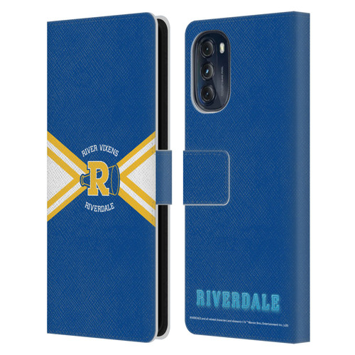 Riverdale Graphic Art River Vixens Uniform Leather Book Wallet Case Cover For Motorola Moto G (2022)