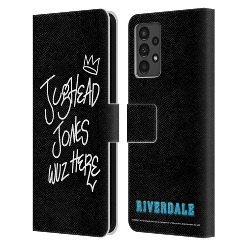 Riverdale Graphic Art Jughead Wuz Here Leather Book Wallet Case Cover For Samsung Galaxy A13 (2022)