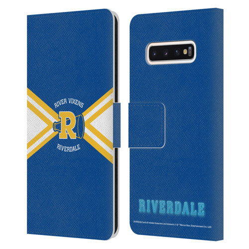 Riverdale Graphic Art River Vixens Uniform Leather Book Wallet Case Cover For Samsung Galaxy S10