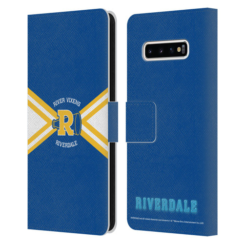 Riverdale Graphic Art River Vixens Uniform Leather Book Wallet Case Cover For Samsung Galaxy S10+ / S10 Plus