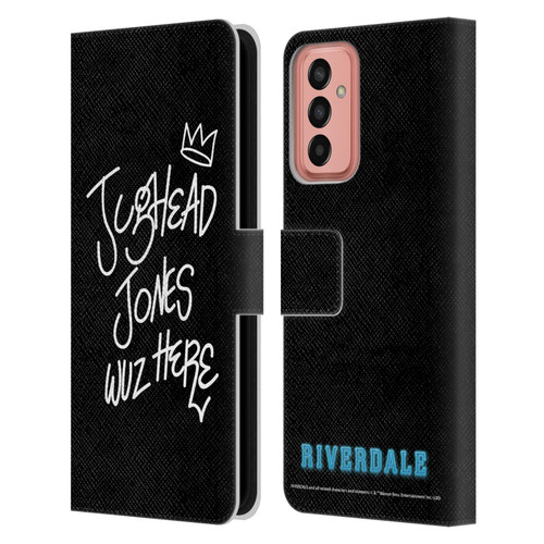 Riverdale Graphic Art Jughead Wuz Here Leather Book Wallet Case Cover For Samsung Galaxy M13 (2022)