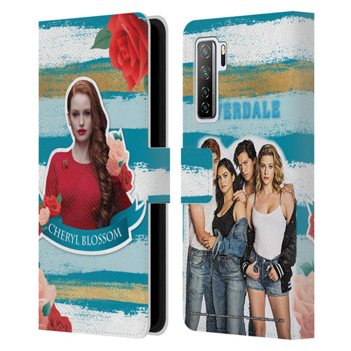 Riverdale Graphics Cheryl Blossom Leather Book Wallet Case Cover For Huawei Nova 7 SE/P40 Lite 5G