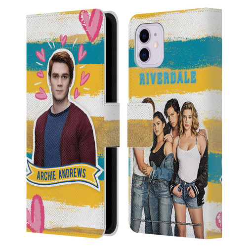 Riverdale Graphics Archie Andrews Leather Book Wallet Case Cover For Apple iPhone 11