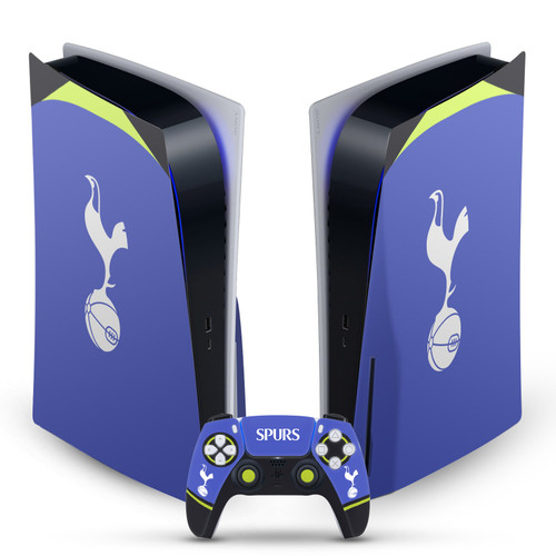 Tottenham Hotspur F.C. Logo Art 2022/23 Away Kit Vinyl Sticker Skin Decal Cover for Sony PS5 Disc Edition Bundle