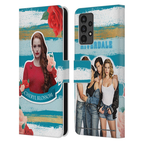 Riverdale Graphics Cheryl Blossom Leather Book Wallet Case Cover For Samsung Galaxy A13 (2022)