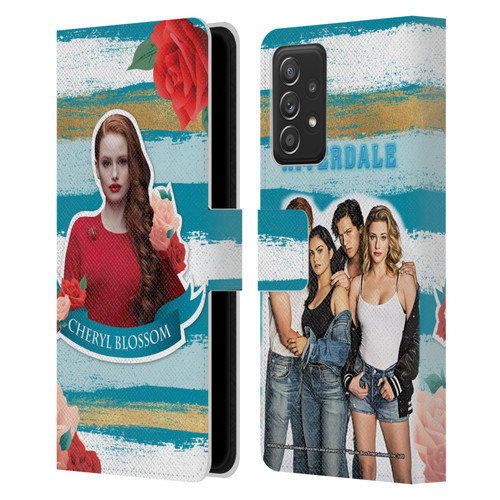 Riverdale Graphics Cheryl Blossom Leather Book Wallet Case Cover For Samsung Galaxy A52 / A52s / 5G (2021)