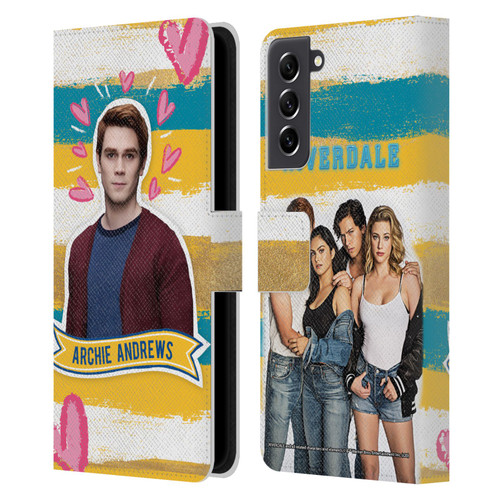Riverdale Graphics Archie Andrews Leather Book Wallet Case Cover For Samsung Galaxy S21 FE 5G