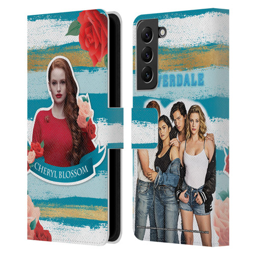 Riverdale Graphics Cheryl Blossom Leather Book Wallet Case Cover For Samsung Galaxy S22+ 5G
