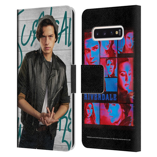 Riverdale Posters Jughead Jones 3 Leather Book Wallet Case Cover For Samsung Galaxy S10