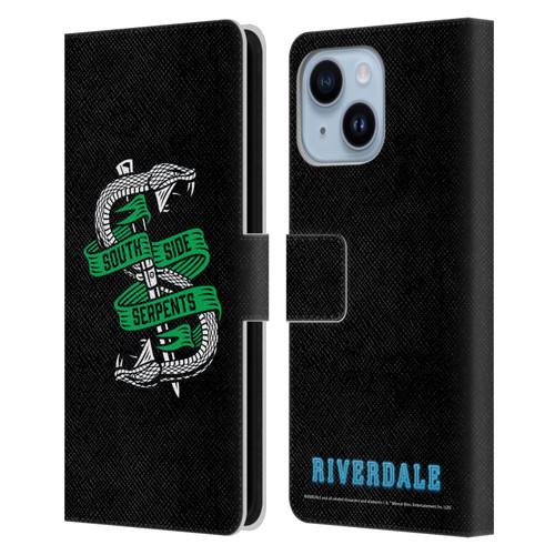 Riverdale Art South Side Serpents Leather Book Wallet Case Cover For Apple iPhone 14 Plus