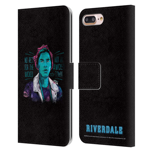 Riverdale Art Jughead Jones Leather Book Wallet Case Cover For Apple iPhone 7 Plus / iPhone 8 Plus