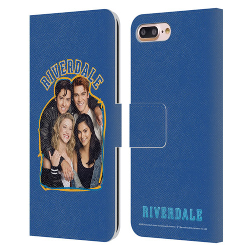 Riverdale Art Riverdale Cast 2 Leather Book Wallet Case Cover For Apple iPhone 7 Plus / iPhone 8 Plus