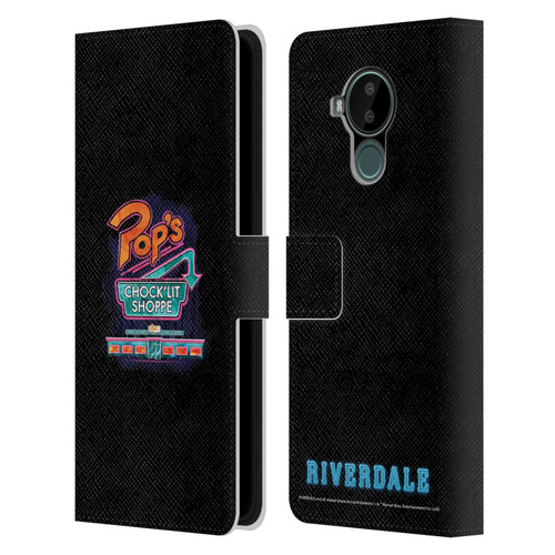 Riverdale Art Pop's Leather Book Wallet Case Cover For Nokia C30