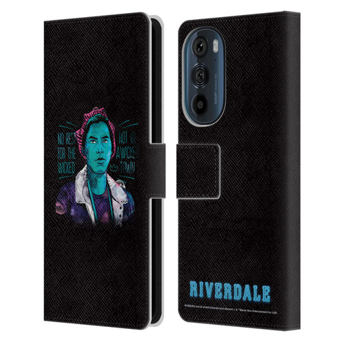 Riverdale Art Jughead Jones Leather Book Wallet Case Cover For Motorola Edge 30