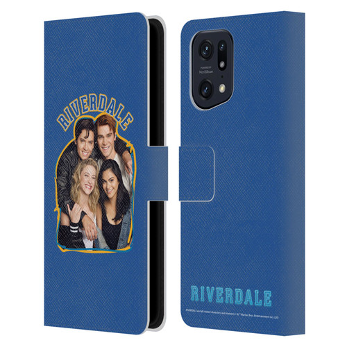 Riverdale Art Riverdale Cast 2 Leather Book Wallet Case Cover For OPPO Find X5