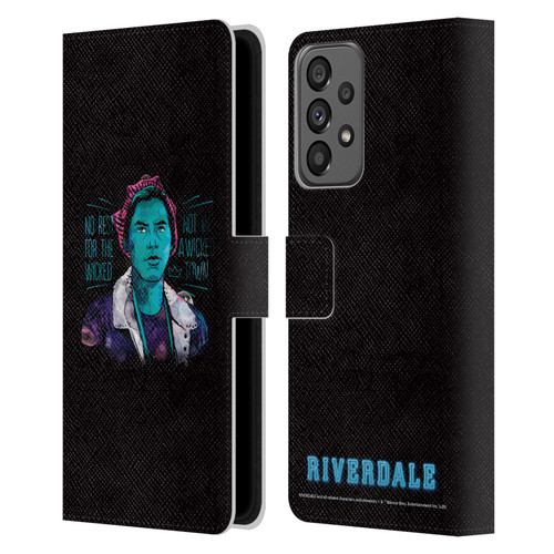 Riverdale Art Jughead Jones Leather Book Wallet Case Cover For Samsung Galaxy A73 5G (2022)