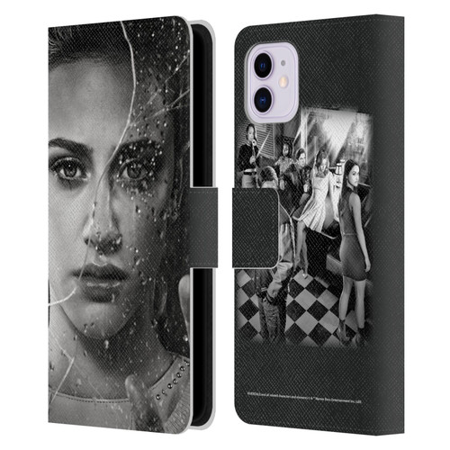 Riverdale Broken Glass Portraits Betty Cooper Leather Book Wallet Case Cover For Apple iPhone 11