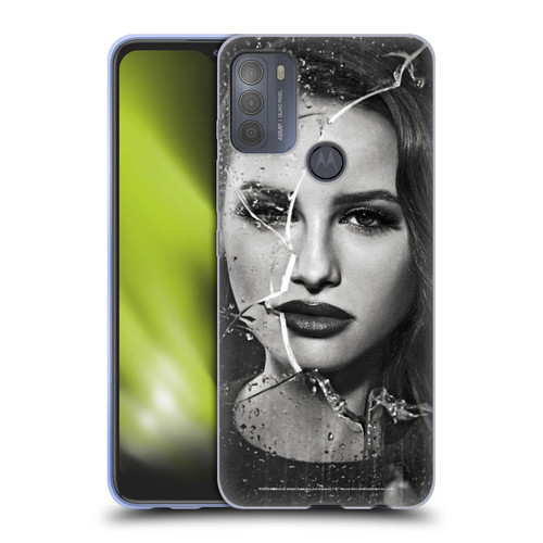 Riverdale Broken Glass Portraits Cheryl Blossom Soft Gel Case for Motorola Moto G50